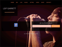 Tablet Screenshot of leifgarrett.net